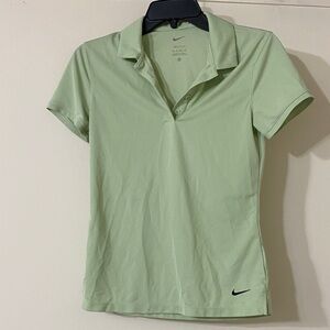 Nike Women's Mint Green Short Sleeve Polo